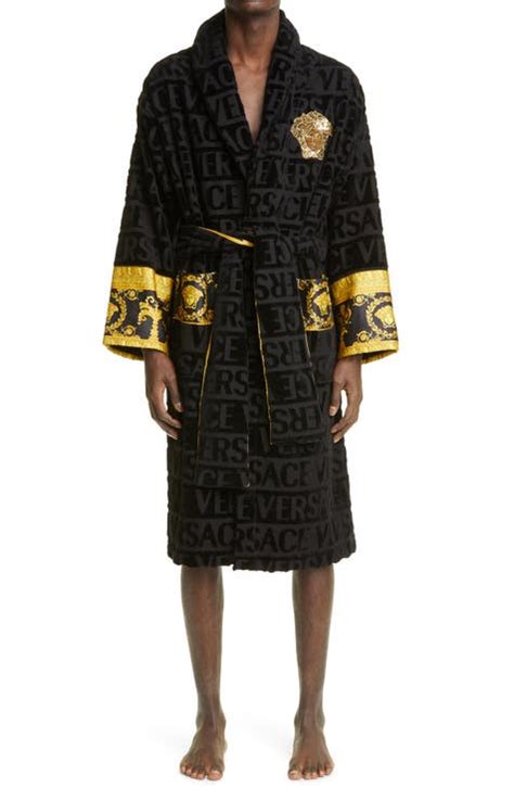 versace pajama set|versace multicolor robe.